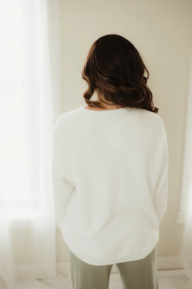 Ivory Polished Grace Sweater - Image 4