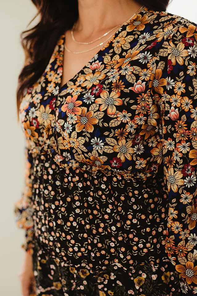 Heidi Floral Midi Dress - Image 5