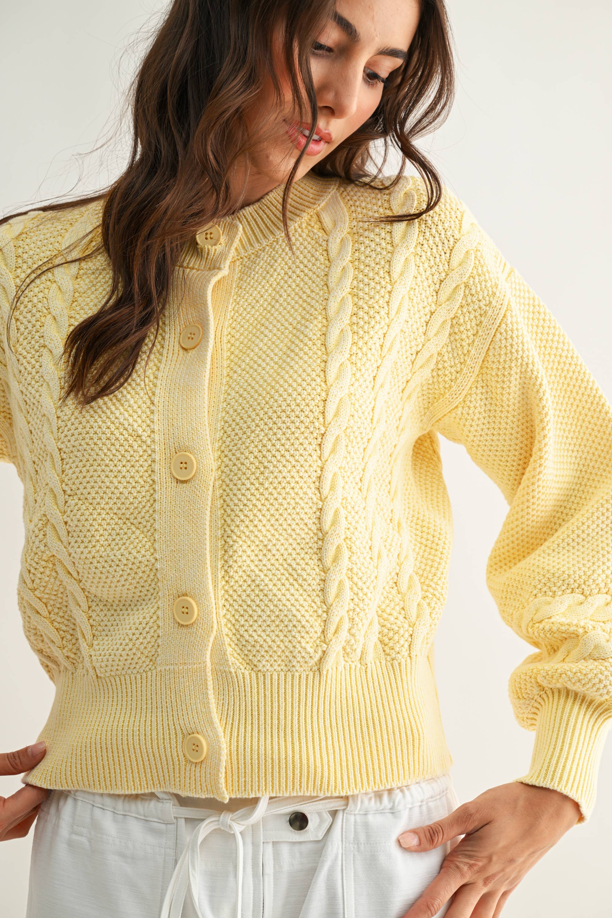 Heirloom Soft Cable Cardigan