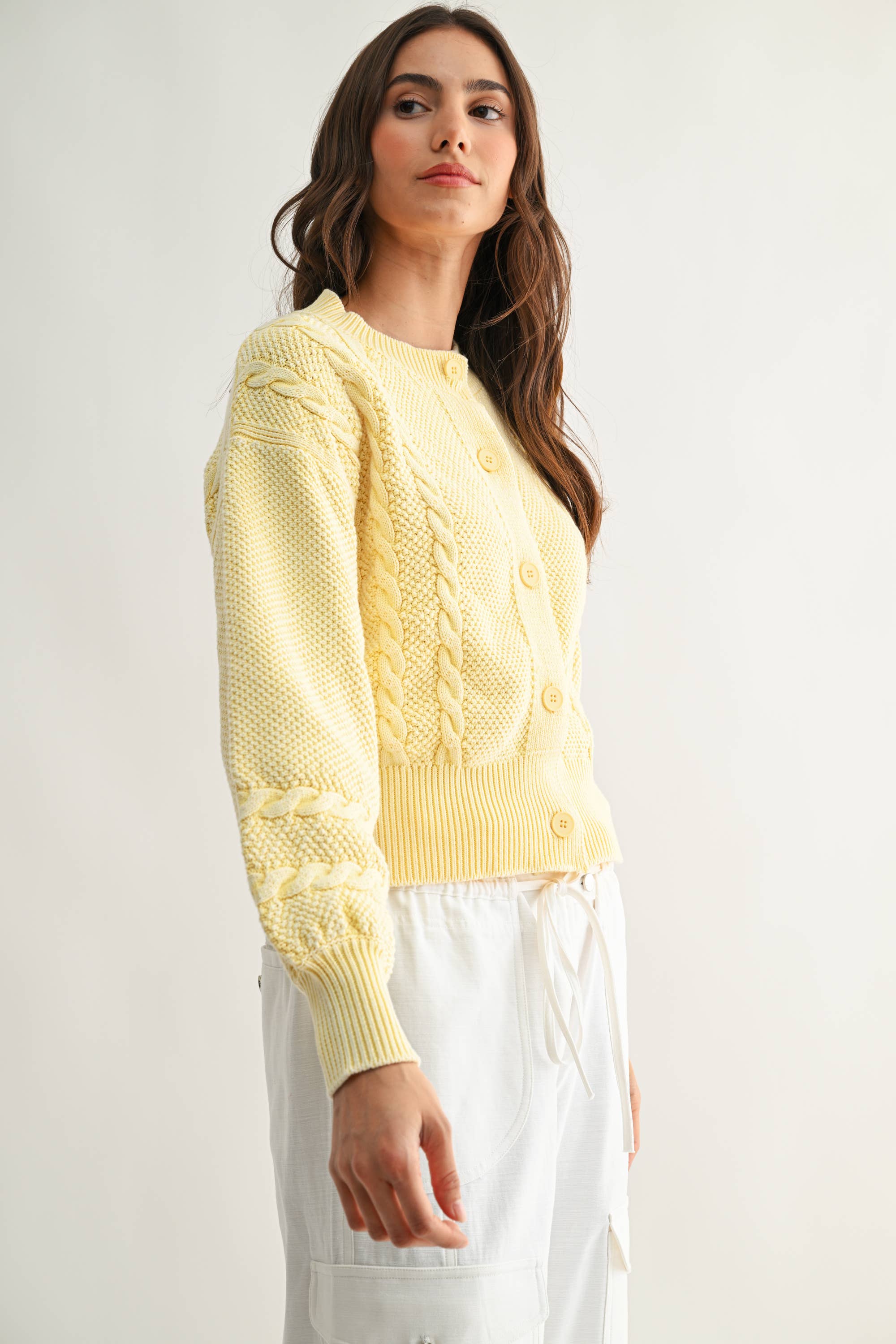 Heirloom Soft Cable Cardigan - Image 4