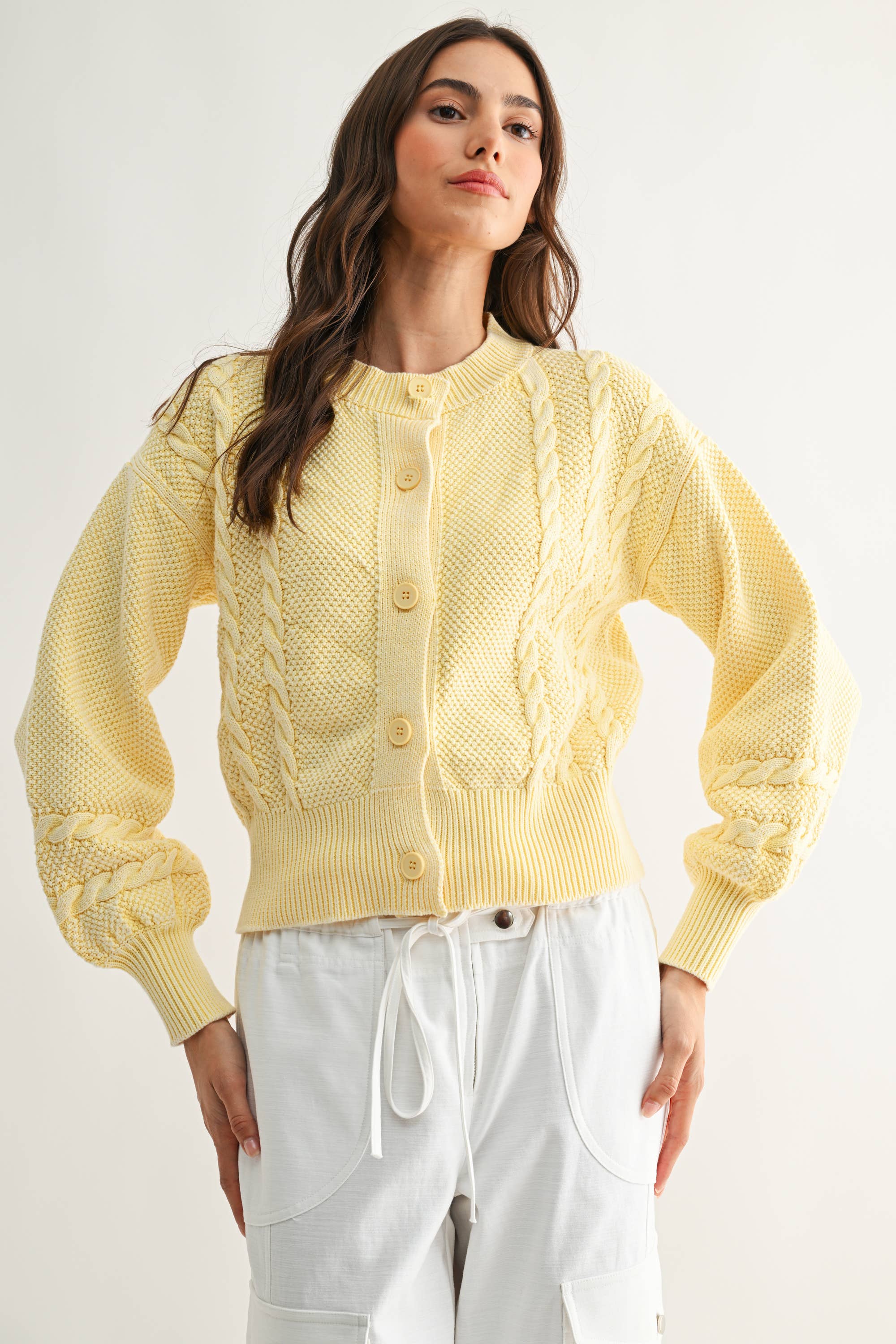 Heirloom Soft Cable Cardigan - Image 9