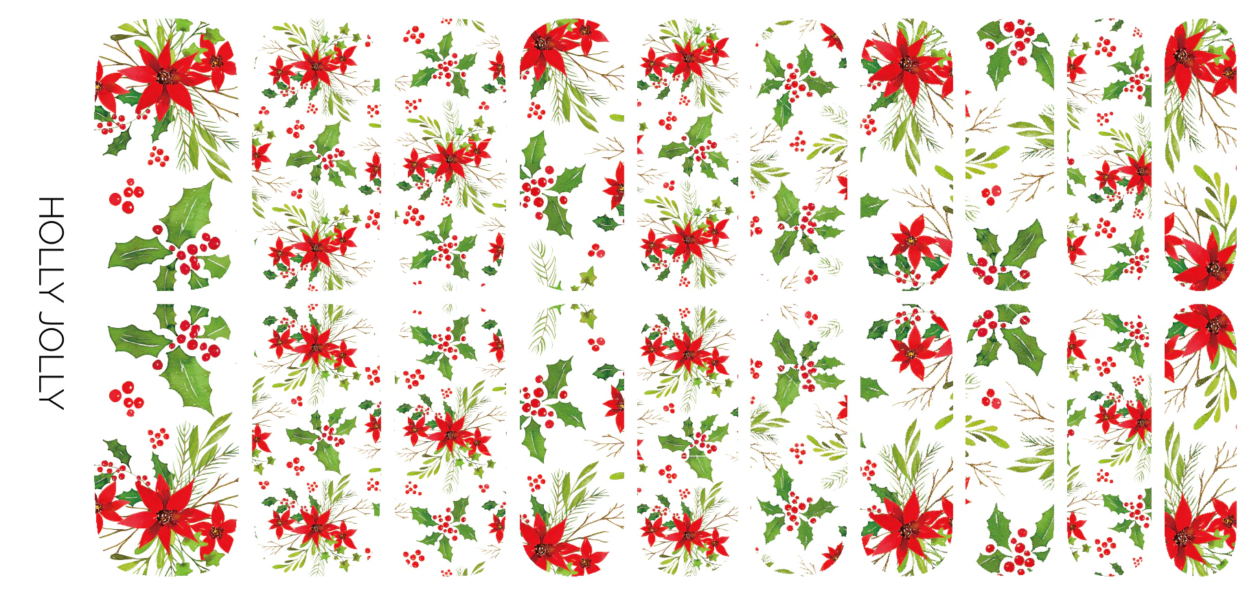Nail Polish Wraps - Holly Jolly - Image 3