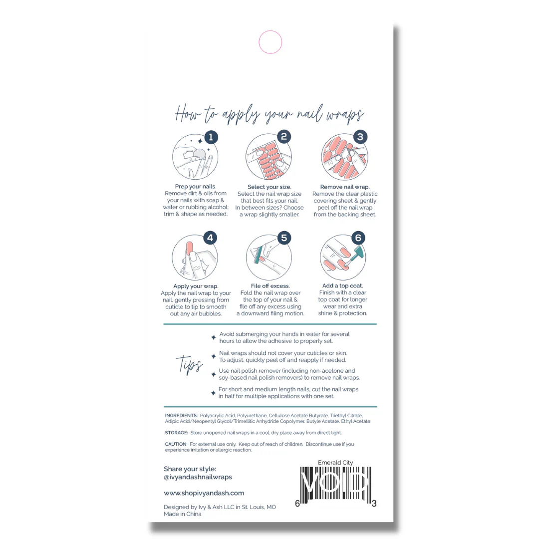 Nail Polish Wraps - Holly Jolly - Image 5