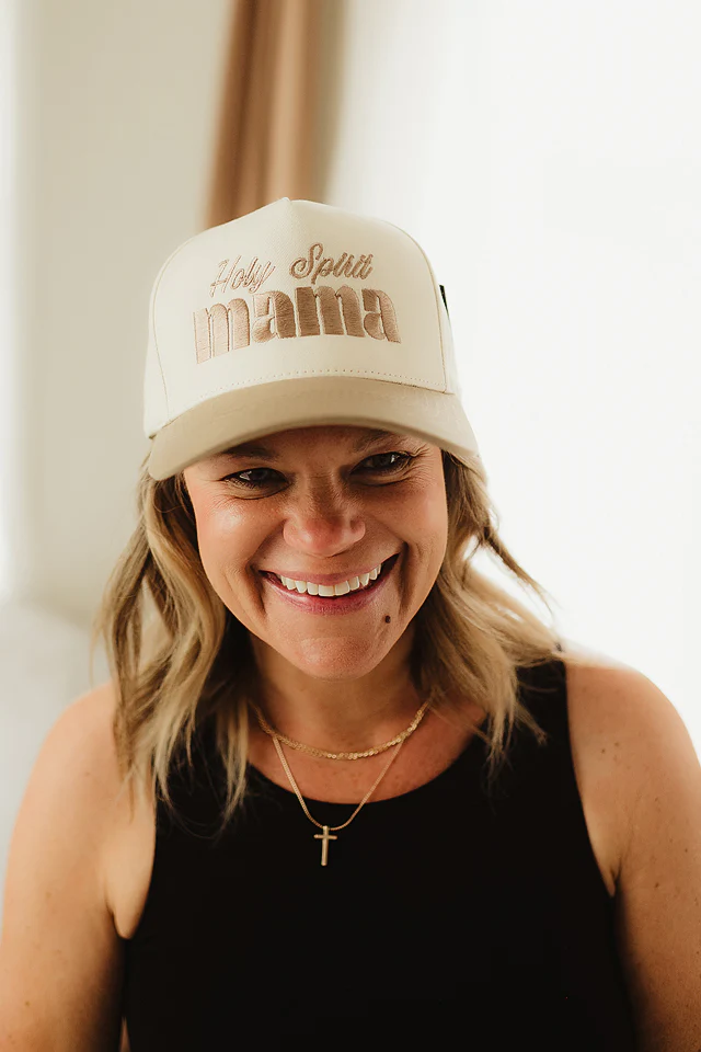 Beige "HOLY SPIRIT MAMA" Hat