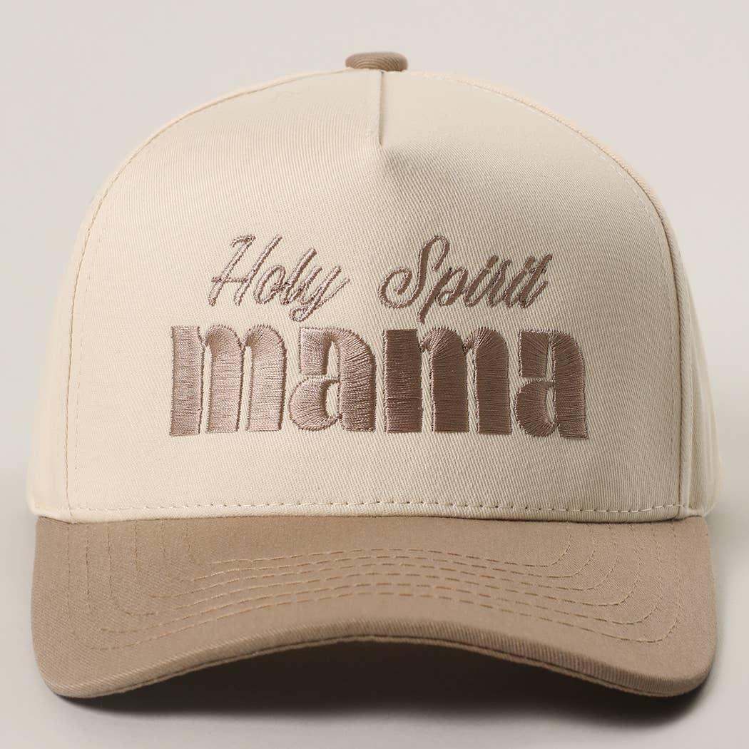 Beige "HOLY SPIRIT MAMA" Hat - Image 2