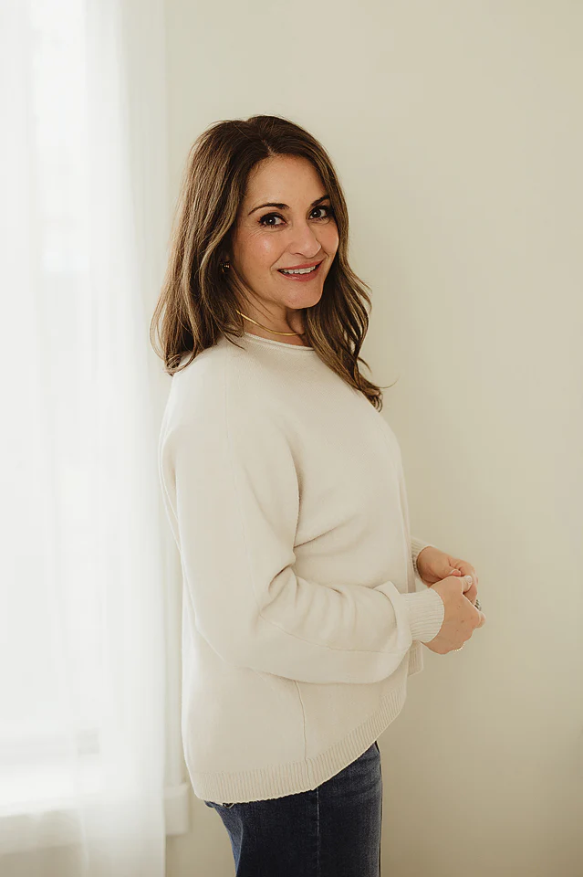 Sand Beige Polished Grace Sweater - Image 3
