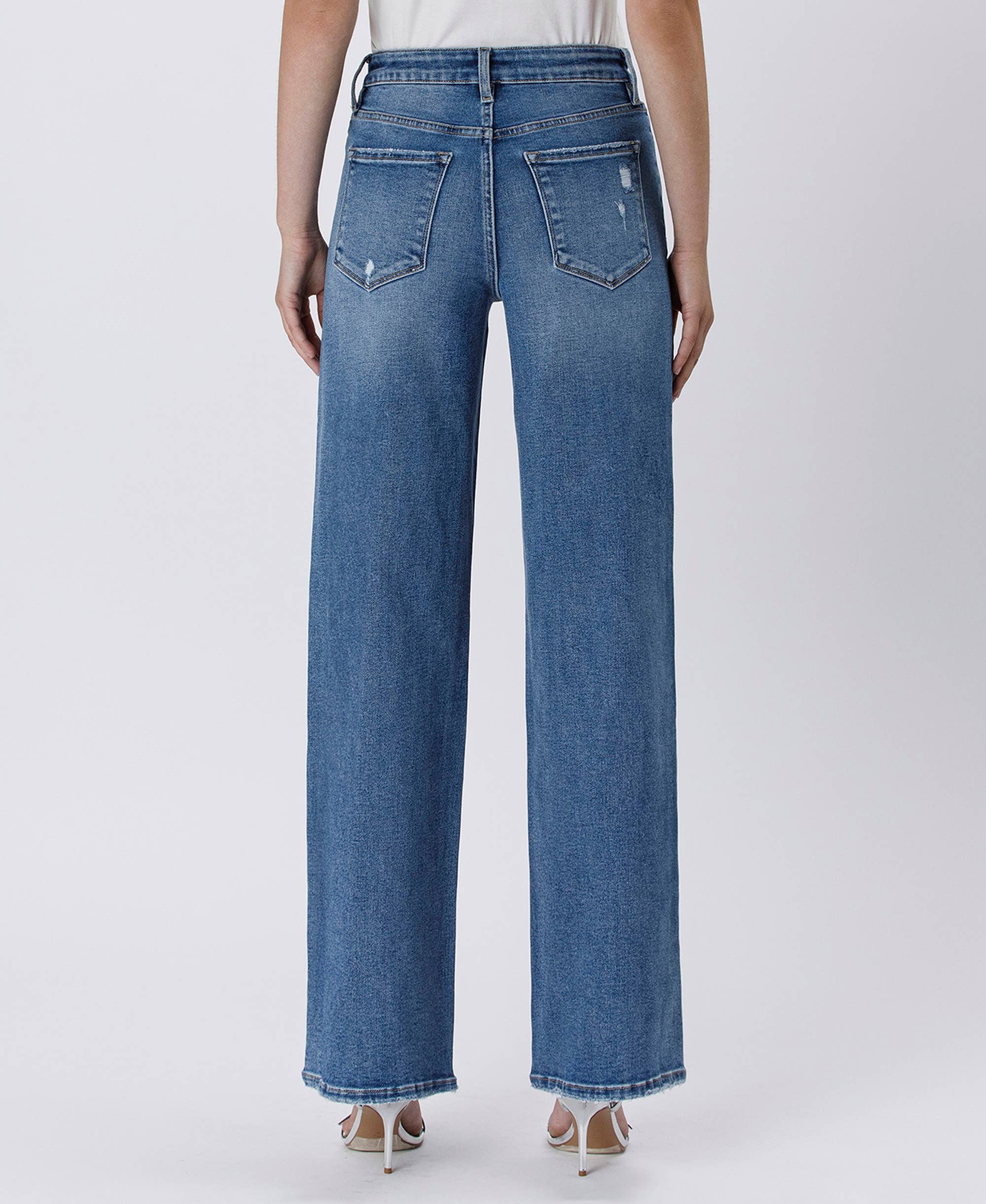 Jasey Wide Leg Jeans - Image 9