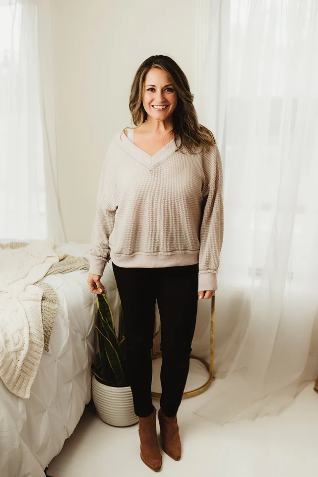 Ash Easy Relaxed Waffle Knit - Image 6