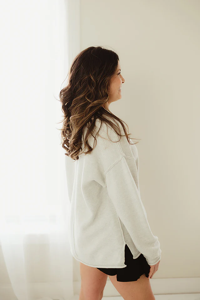 Inside Out Roll Neck Sweater - Image 2