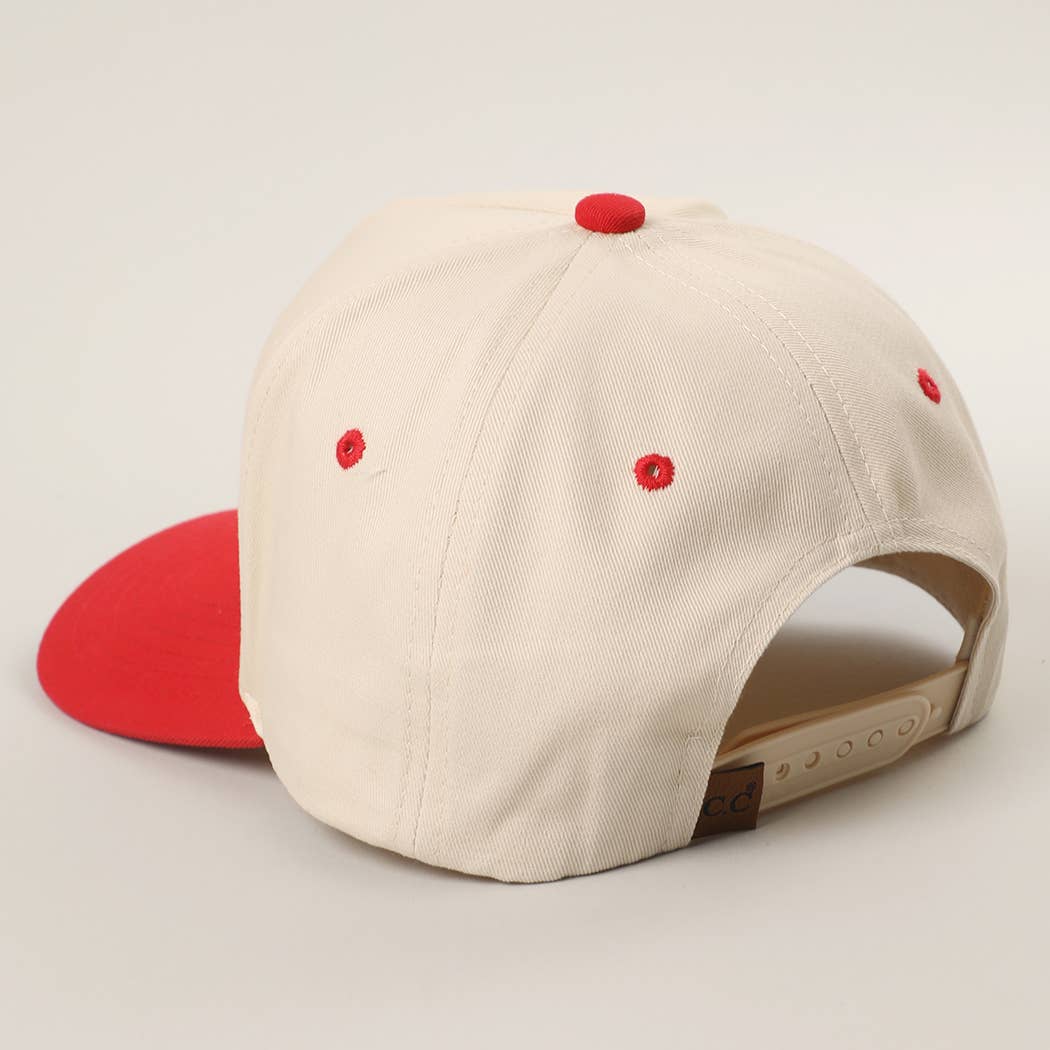 Beige "JUST A MAMA WHO LOVES JESUS" Hat - Image 3
