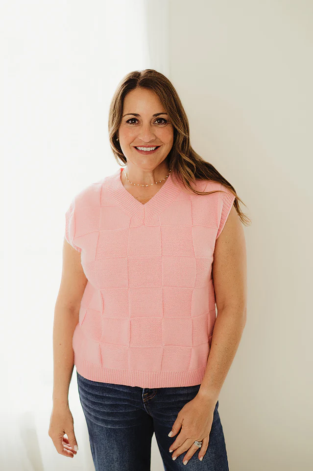 Pink City Knit Top