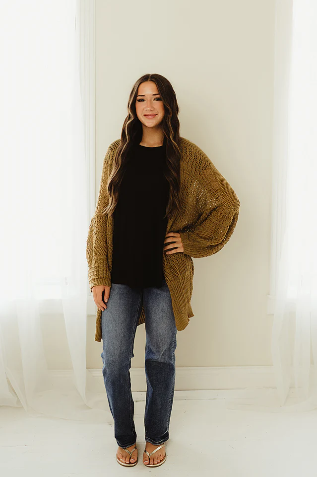 Knit Netted Cardi - Image 16