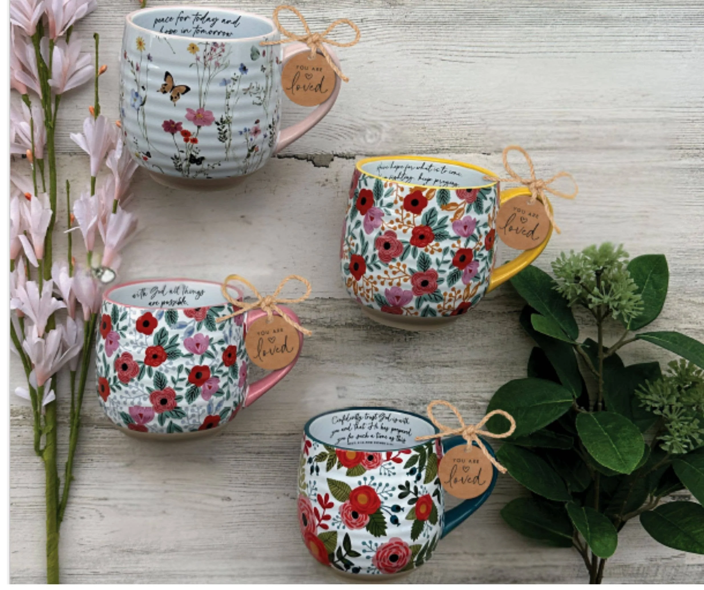 Blooming Joy Peace For Today Mug - Image 4