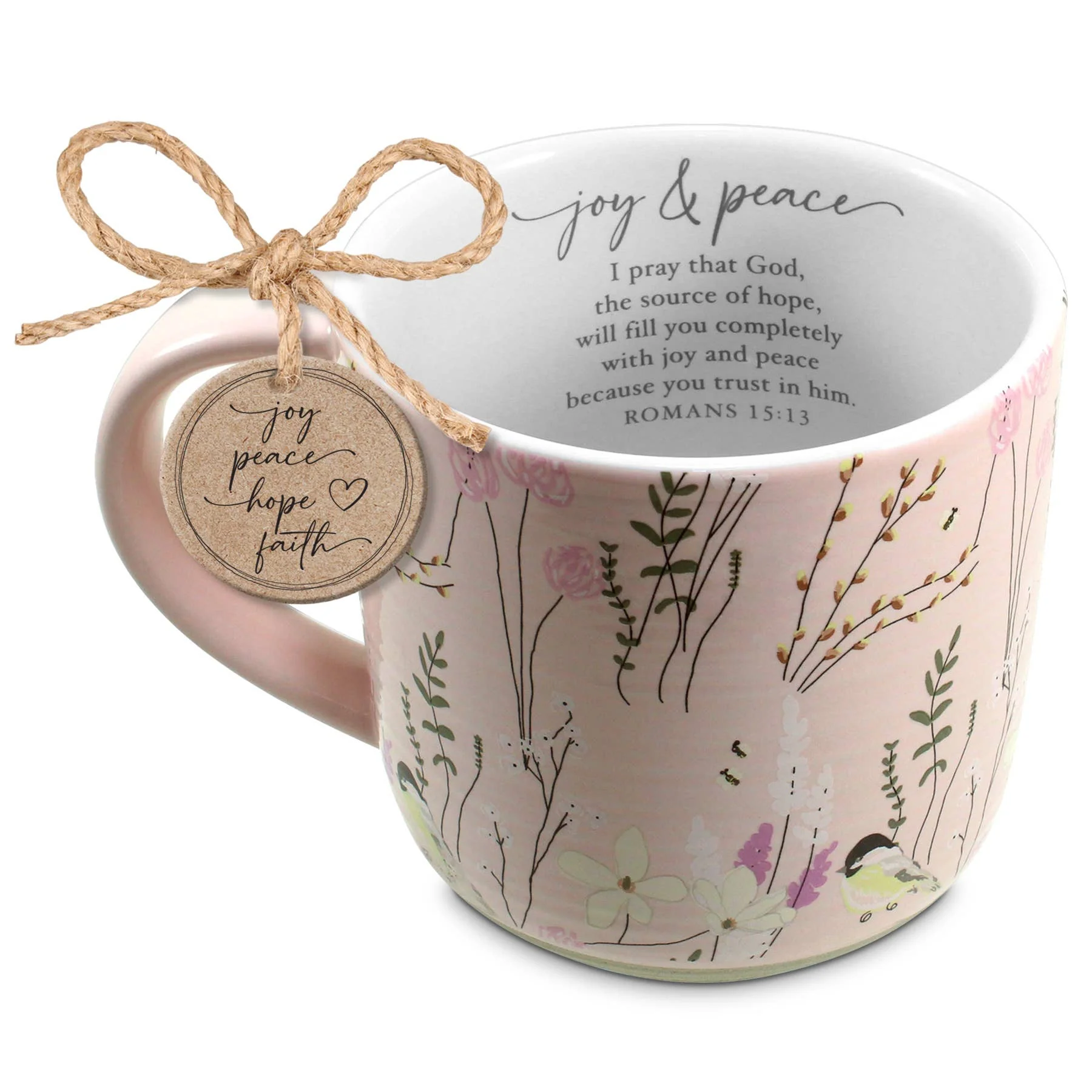 Spring Garden Joy & Peace Mug - Image 3