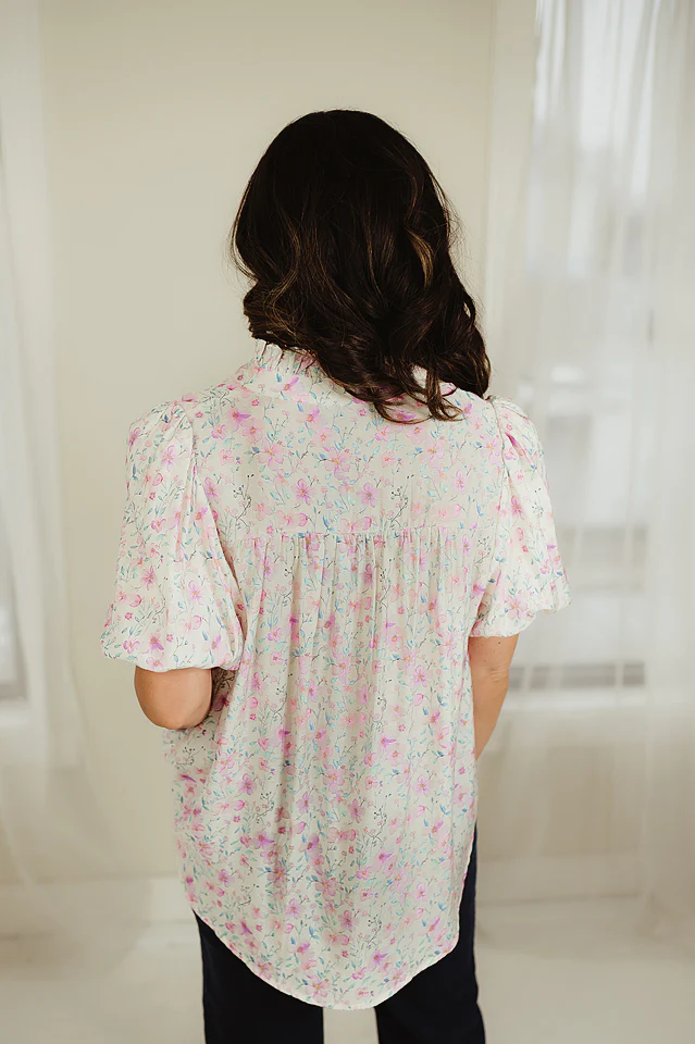 Lilac Blossom Charm Blouse - Image 2