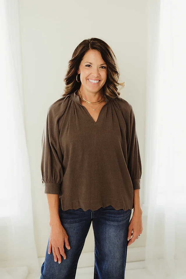 Linen Boho Blouse