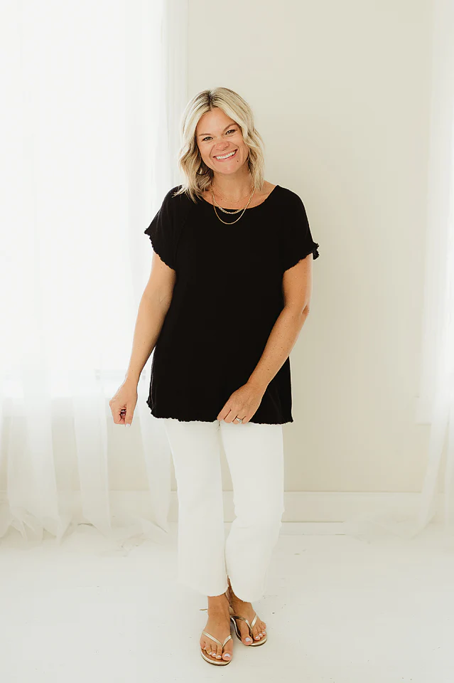 Linen Fringe Top - Image 2