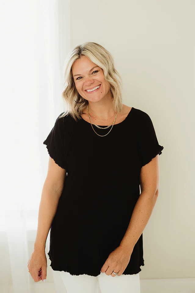 Linen Fringe Top - Image 3