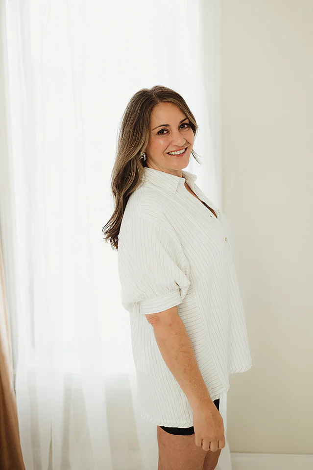 Linen Stripe Top - Image 2