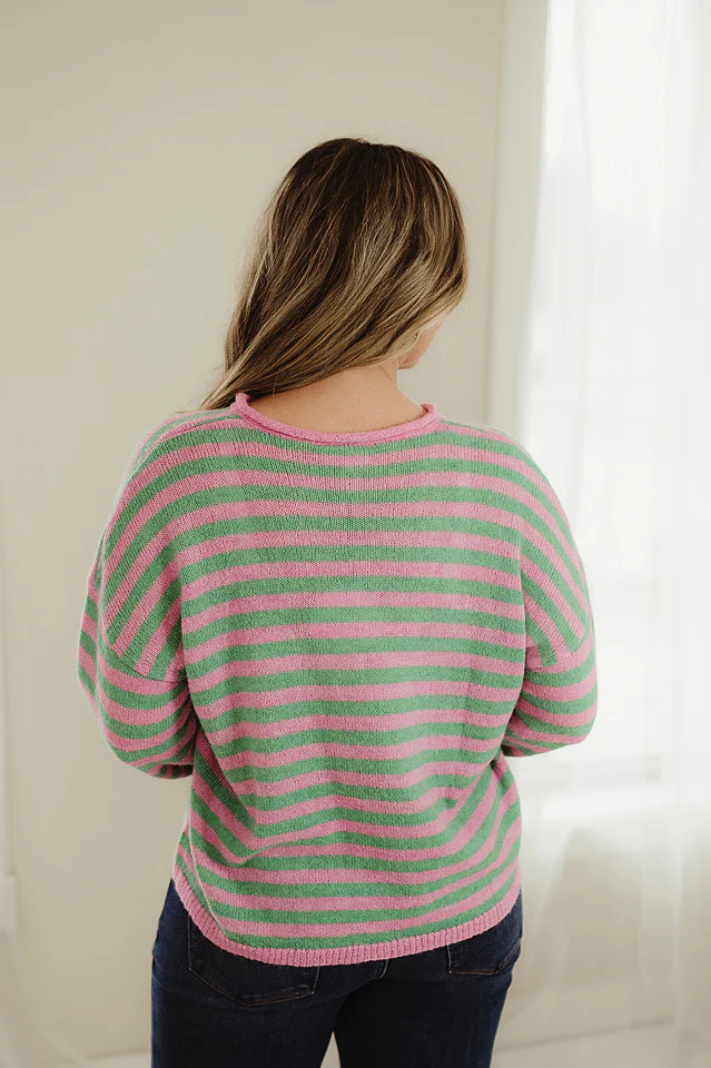 Pink & Mint Emmy Pullover - Image 3