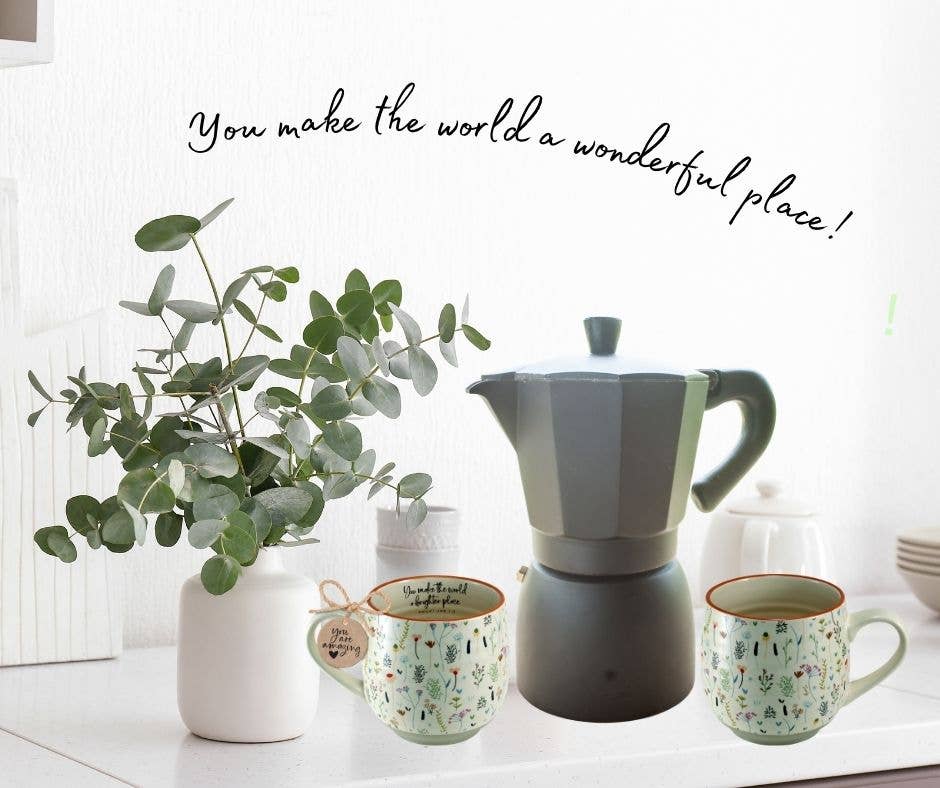 Make The World Vintage Floral Mug - Image 3
