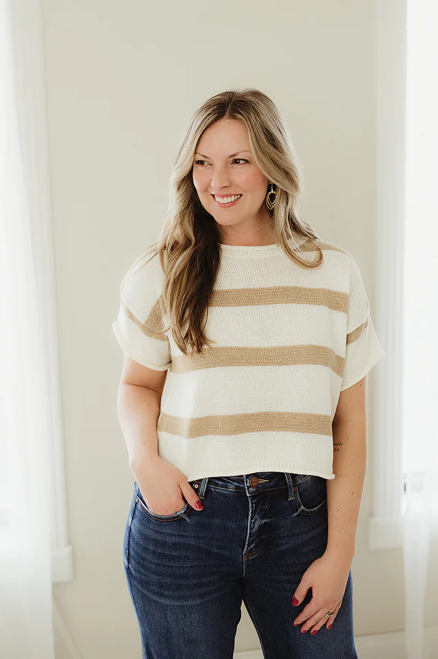 Taupe Easy Breeze Sweater