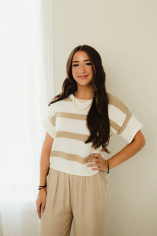 Taupe Easy Breeze Sweater - Image 4