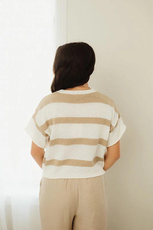 Taupe Easy Breeze Sweater - Image 6