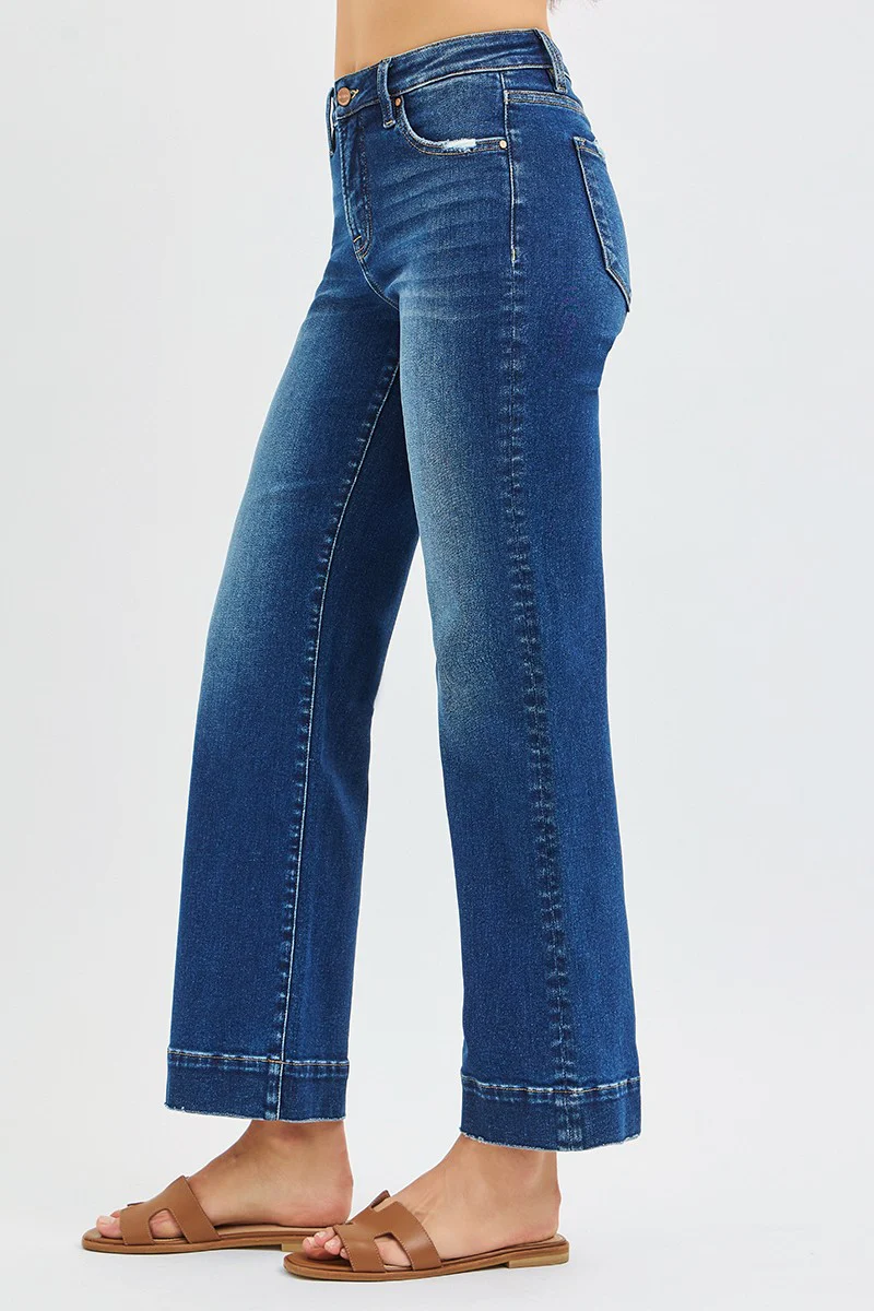 Dark Wash Carly Straight Jeans - Image 2