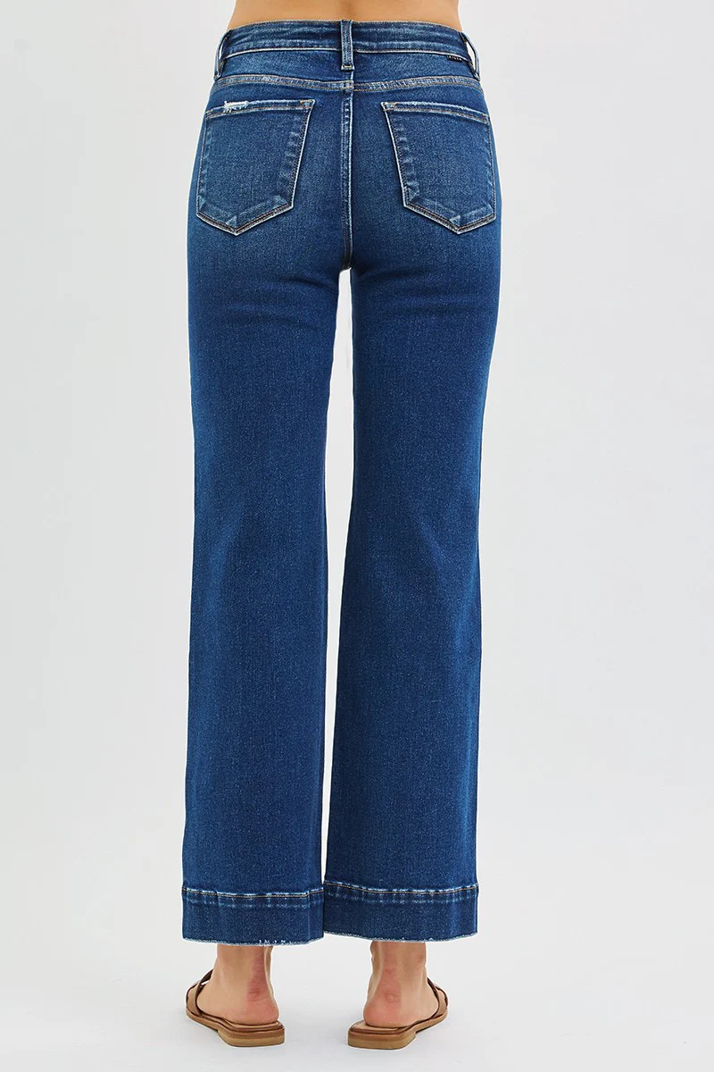 Dark Wash Carly Straight Jeans - Image 3