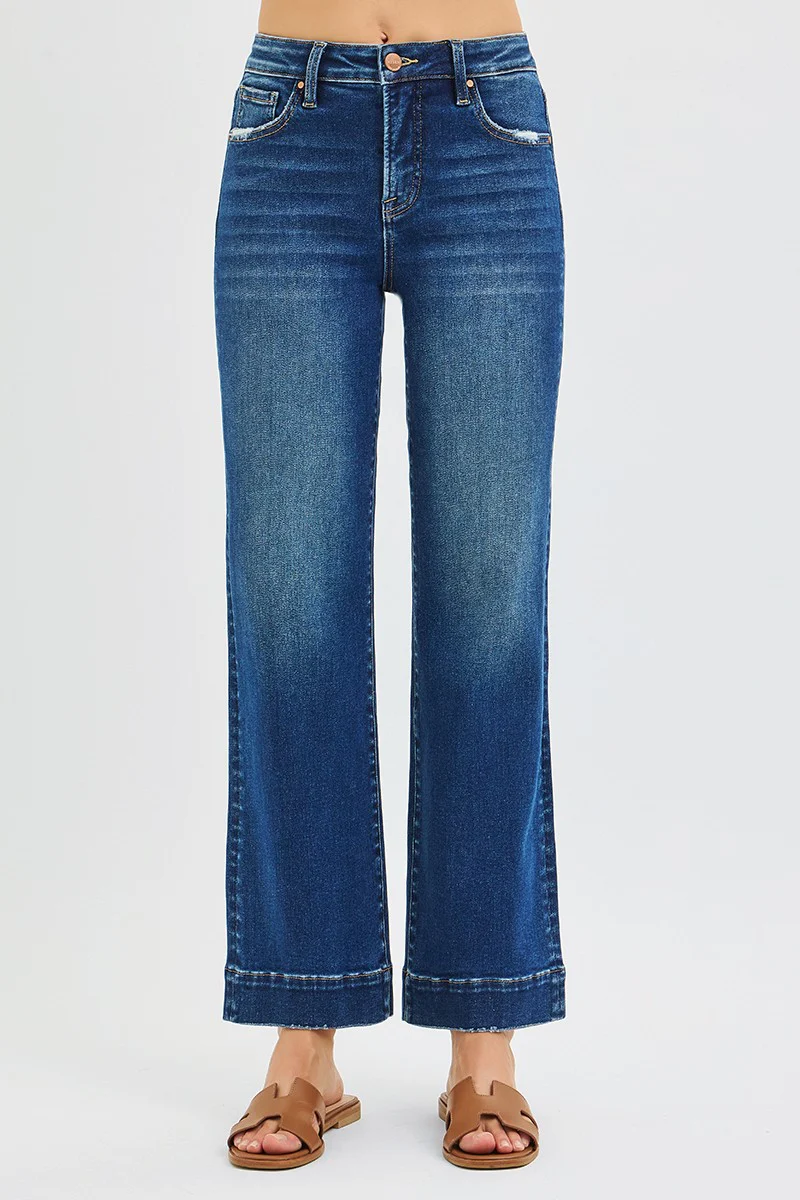 Dark Wash Carly Straight Jeans - Image 4