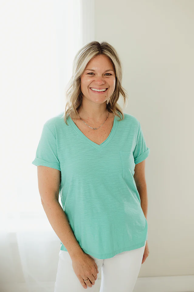 Mint Laidback Pocket Tee