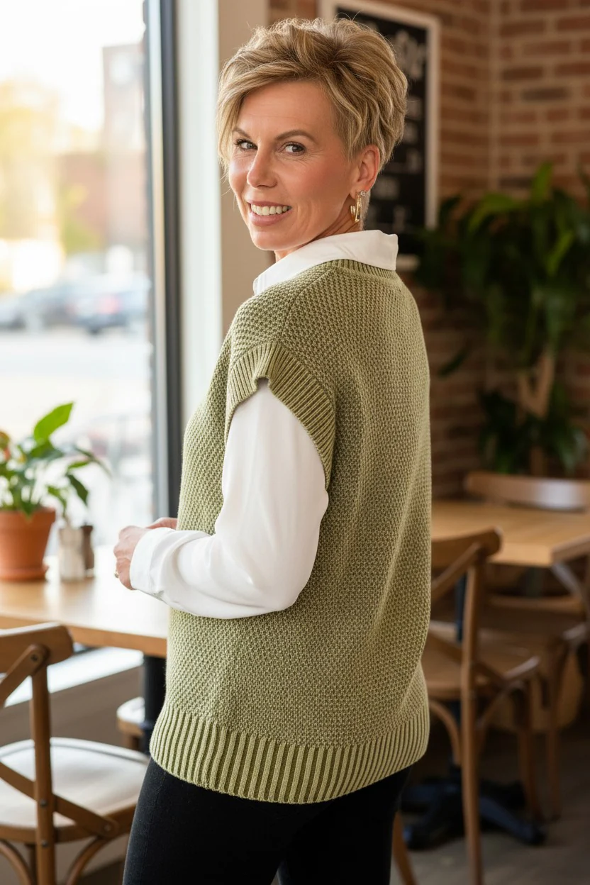 Vintage Wash Tunic Sweater - Image 2