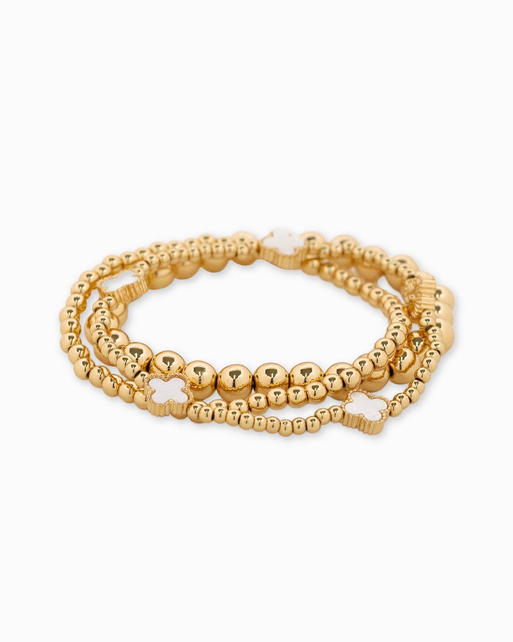 Pearl Clover 3 Bracelet Set - Image 2