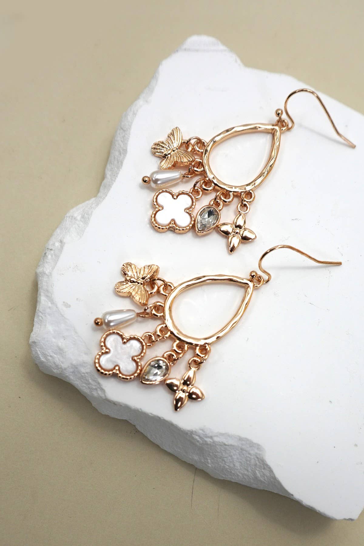 Charm Drop Hoops - Image 2