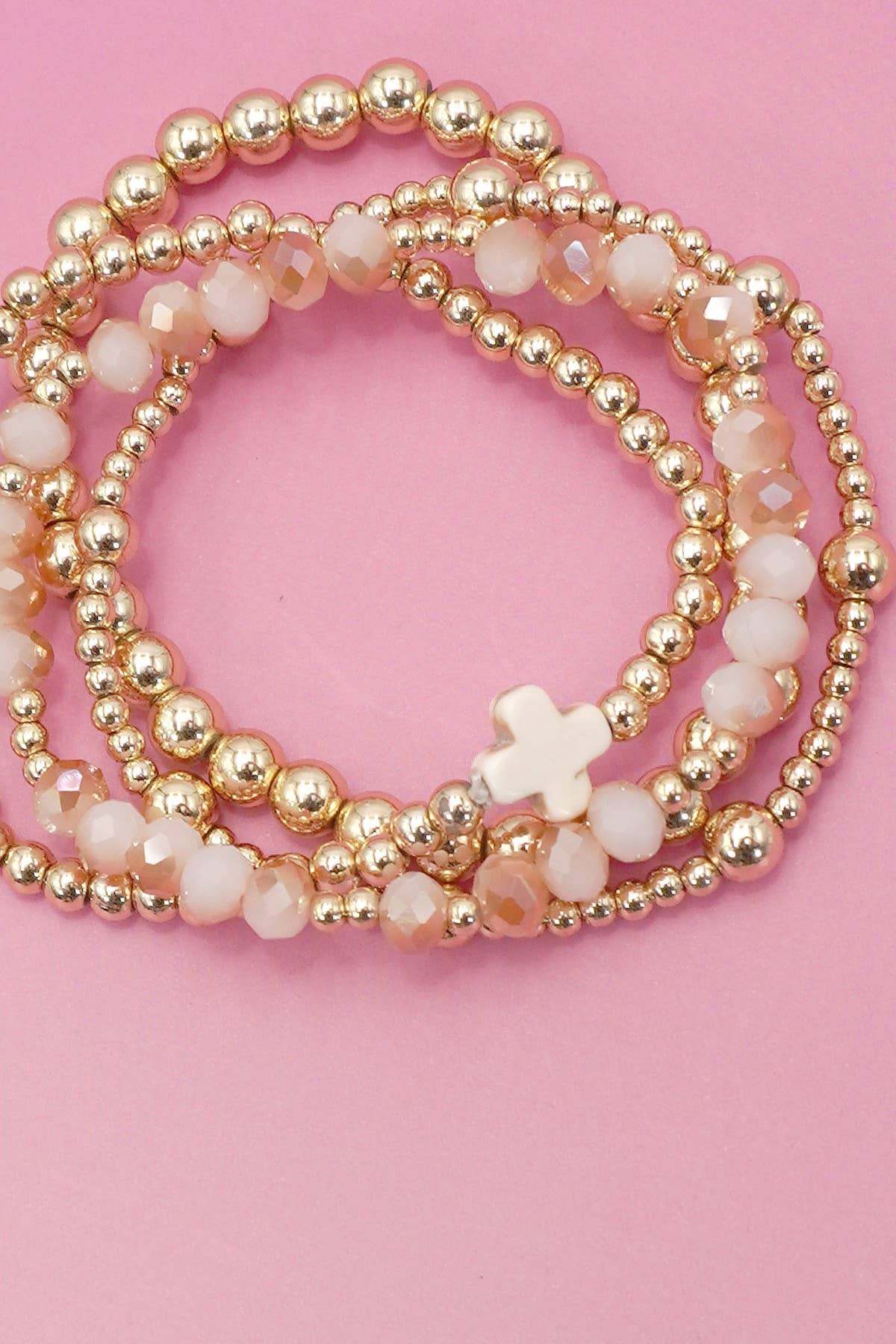 Multi Cross Beaded Bracelets