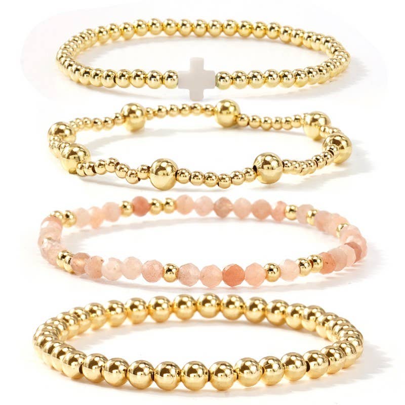 Multi Cross Beaded Bracelets - Image 2