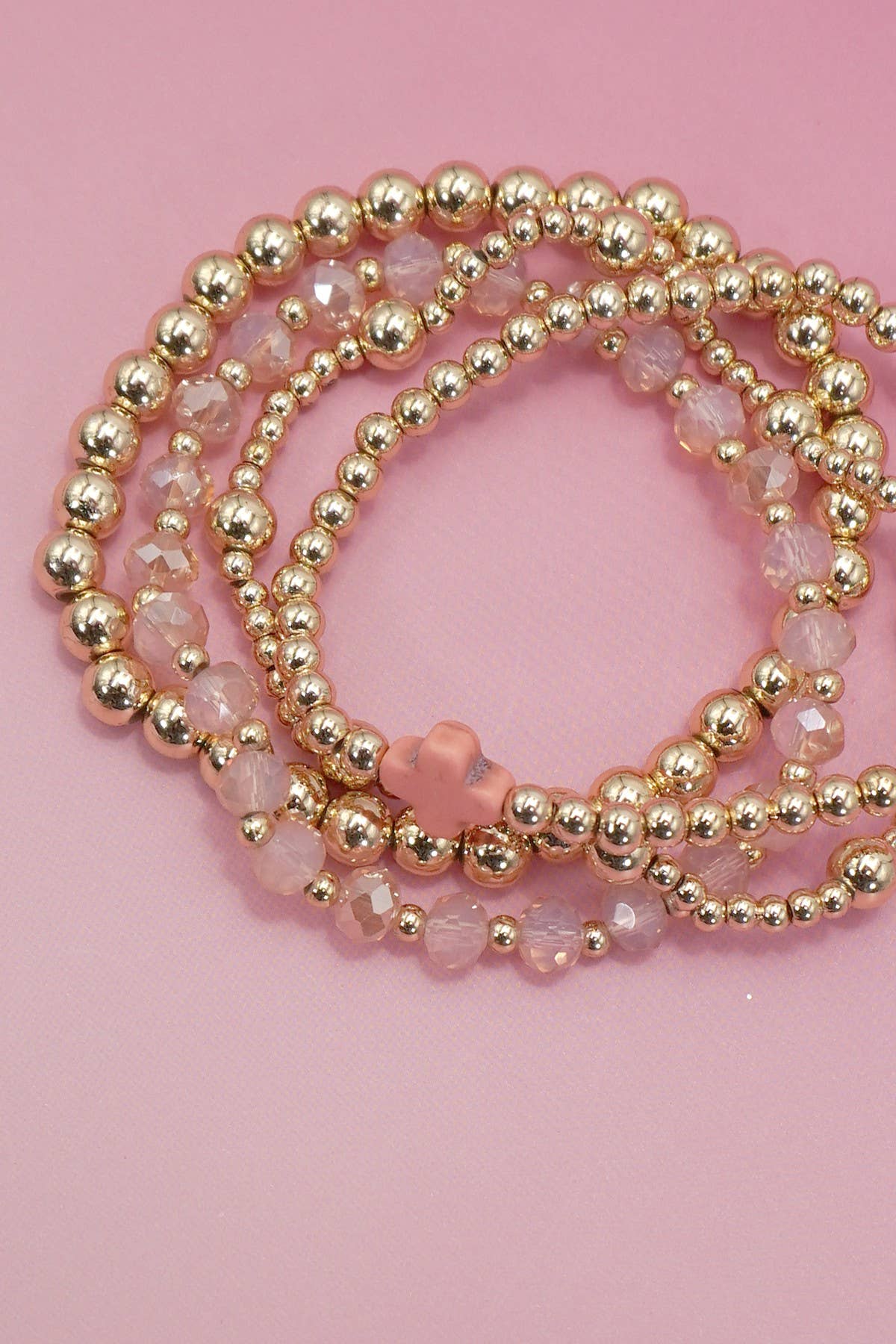 Multi Cross Beaded Bracelets - Image 3