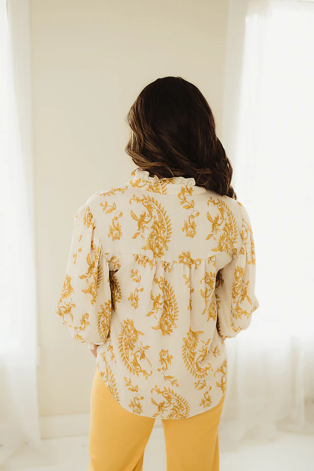 Mustard Willow Grace Blouse - Image 2