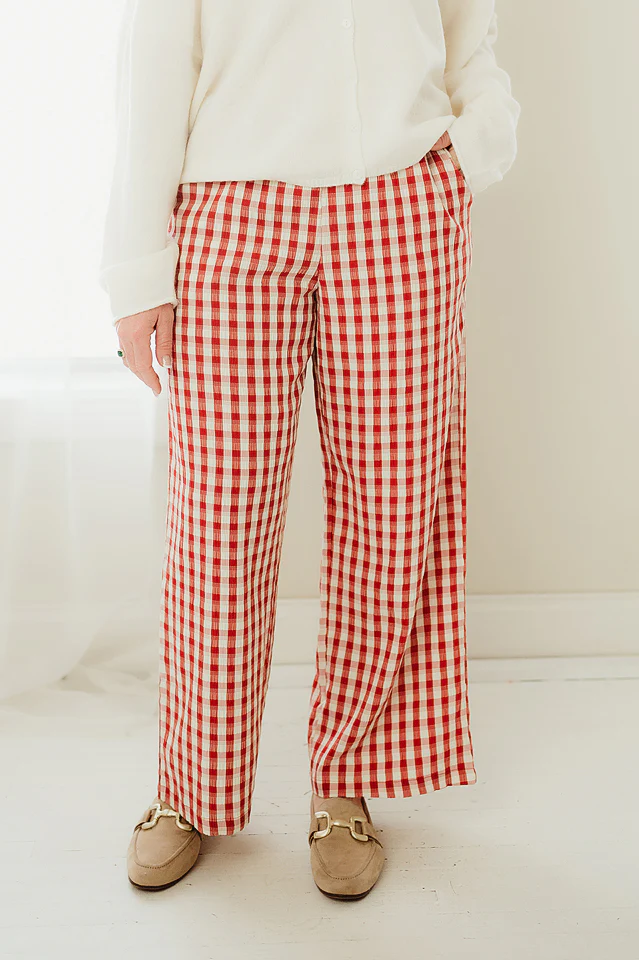 Easy Fit Check Pants