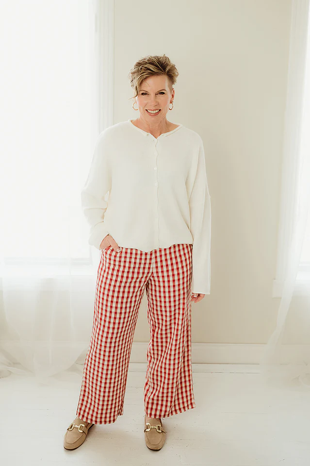 Easy Fit Check Pants - Image 2
