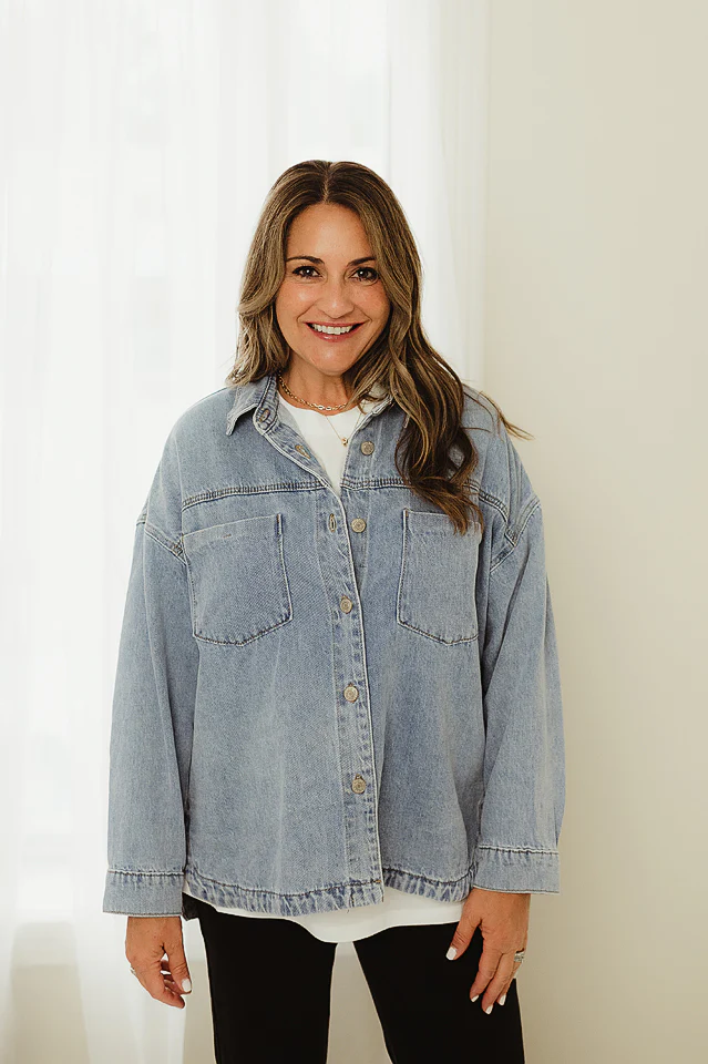 Oversized Denim Shacket