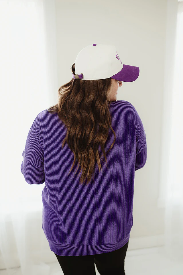 Oversized Two Tone Pullover {more colors available} - Image 10