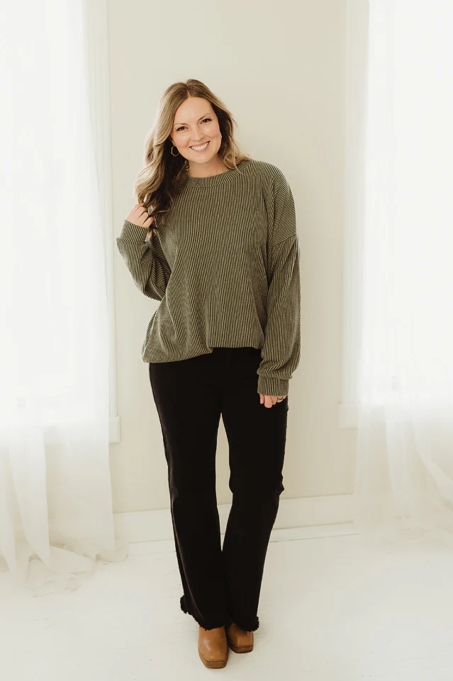 Oversized Two Tone Pullover {more colors available} - Image 27