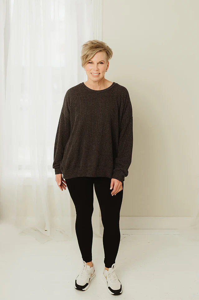 Oversized Two Tone Pullover {more colors available} - Image 33