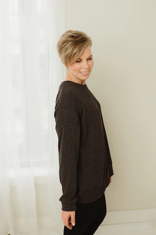 Oversized Two Tone Pullover {more colors available} - Image 35