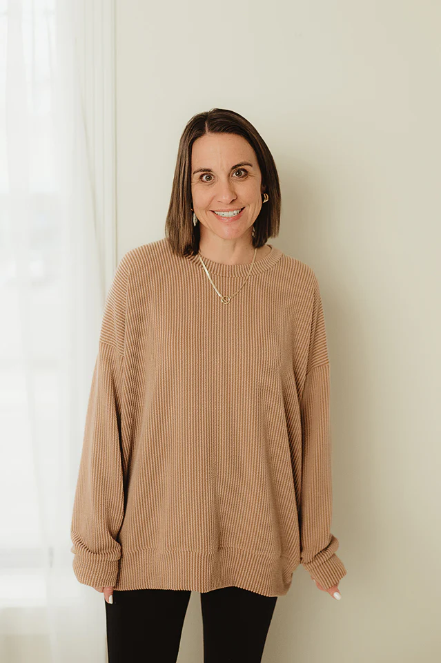 Oversized Two Tone Pullover {more colors available} - Image 37