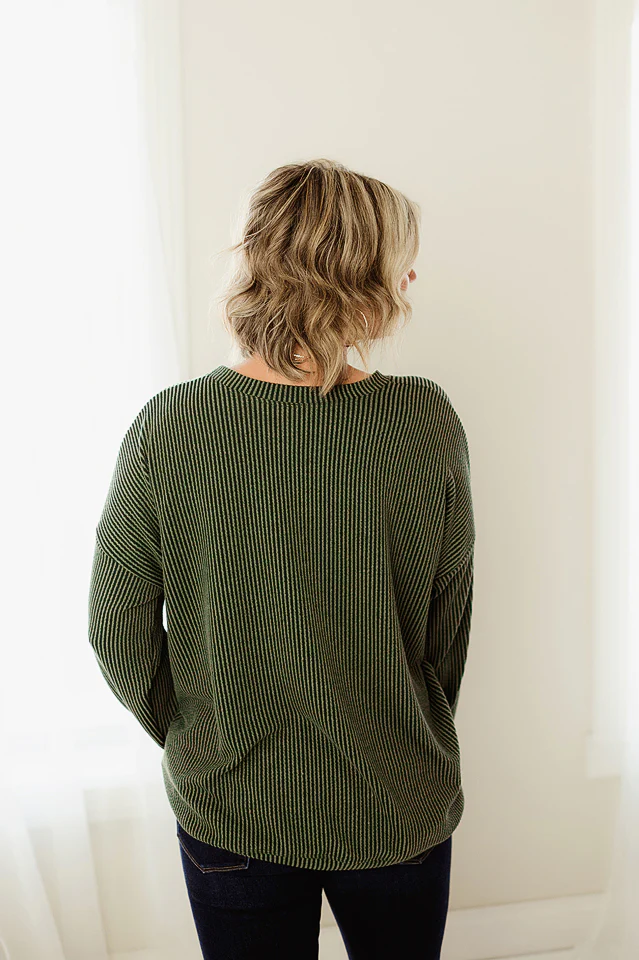 Oversized Two Tone Pullover {more colors available} - Image 44