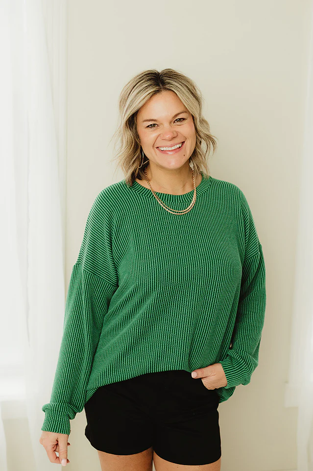 Oversized Two Tone Pullover {more colors available} - Image 47