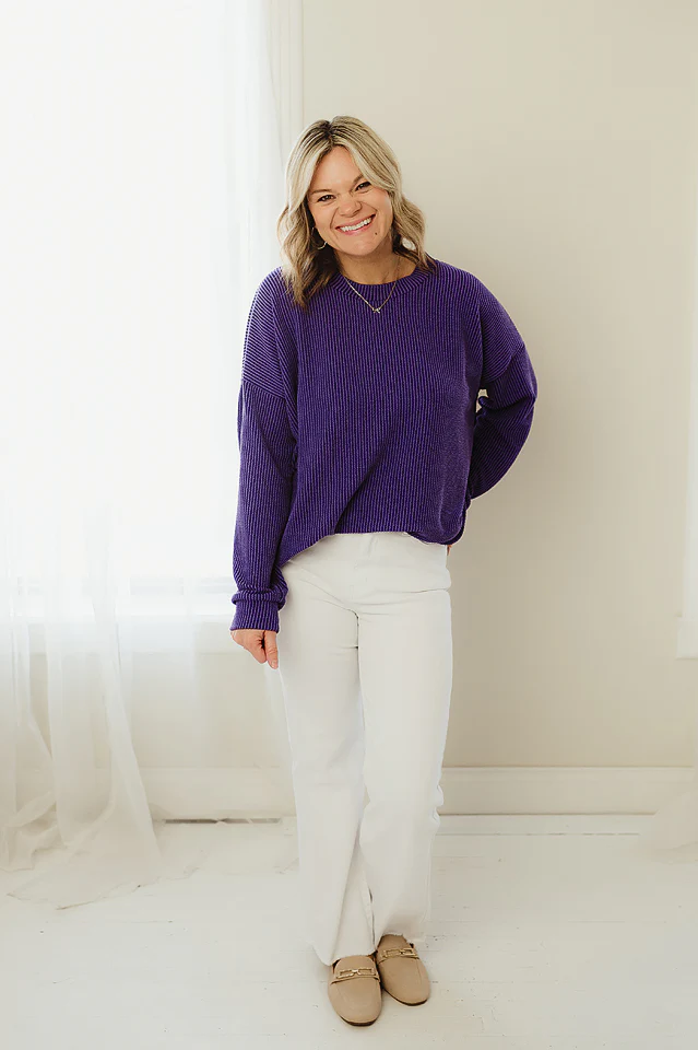 Oversized Two Tone Pullover {more colors available} - Image 6